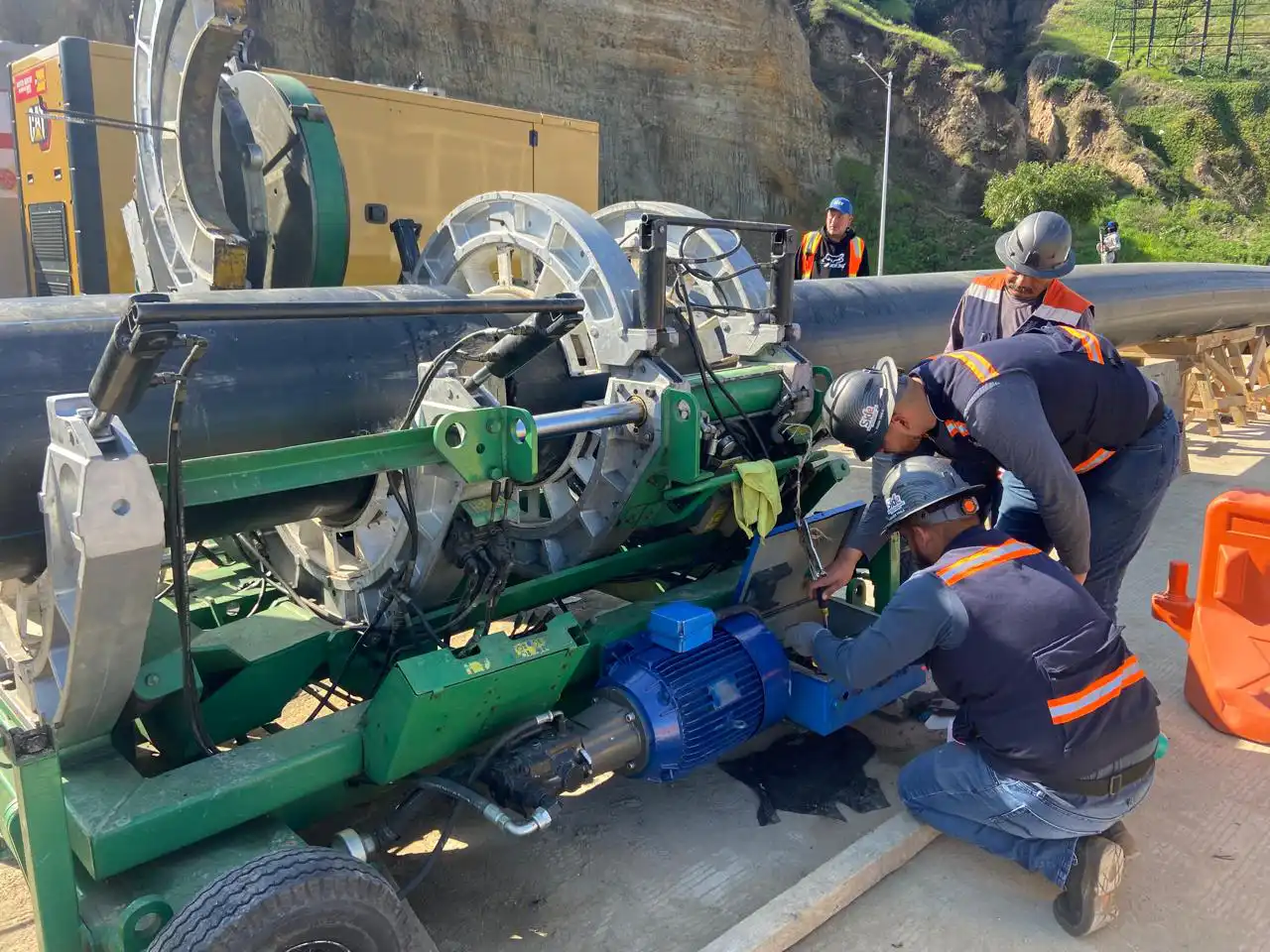 Reparación de tablero de control de arranque a tensión plena para máquina termofusionadora